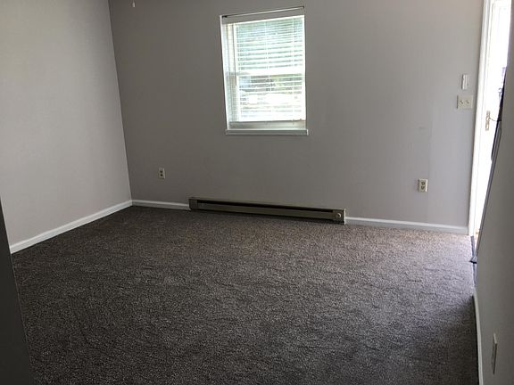 Front room with ceiling fan