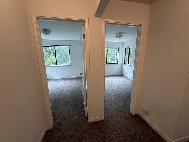 Doors to the 2 guest bedrooms