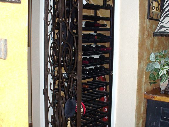 custom wine closet