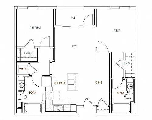 Floor plan B2