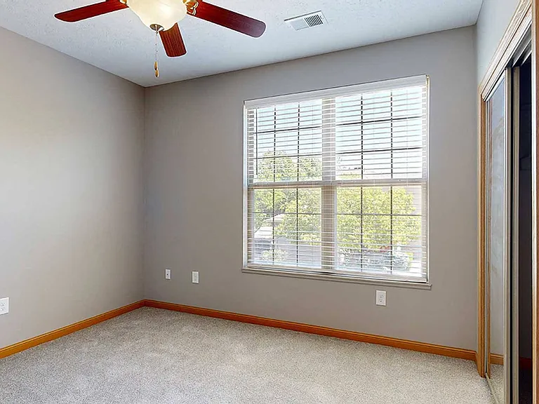 Our spacious bedrooms are filled with natural light.