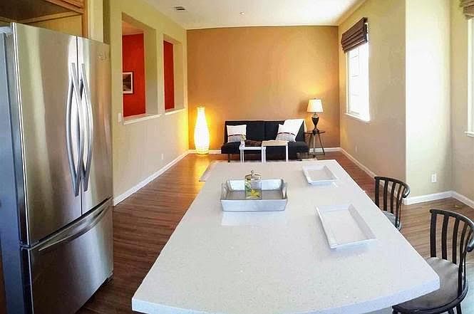Open floor plan living room