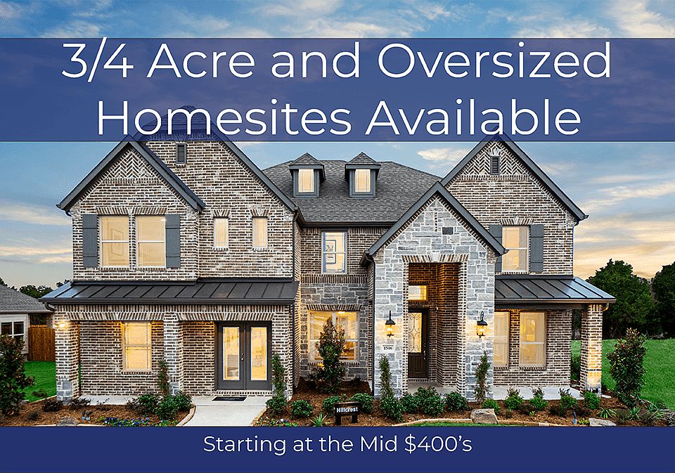 Bear Creek by First Texas Homes in Cedar Hill TX Zillow