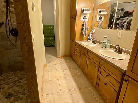 Two walk-in closets!