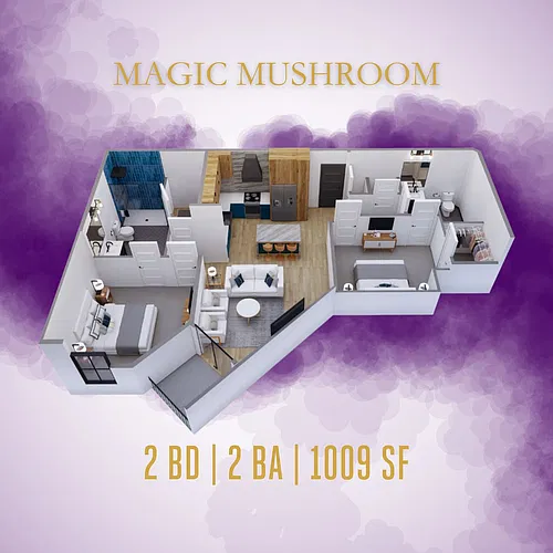 Floor plan Magic Mushroom
