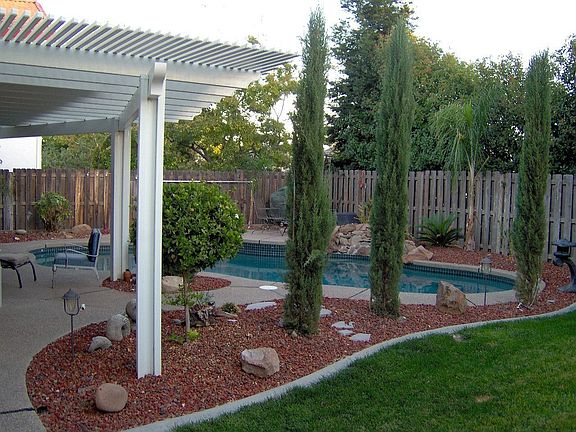 Tastefull landscaping and only moderate maintenance.