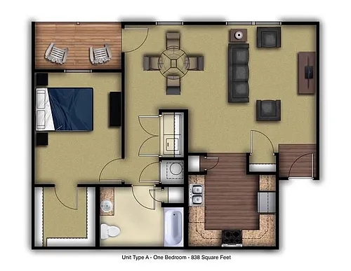 Floor plan The Dover