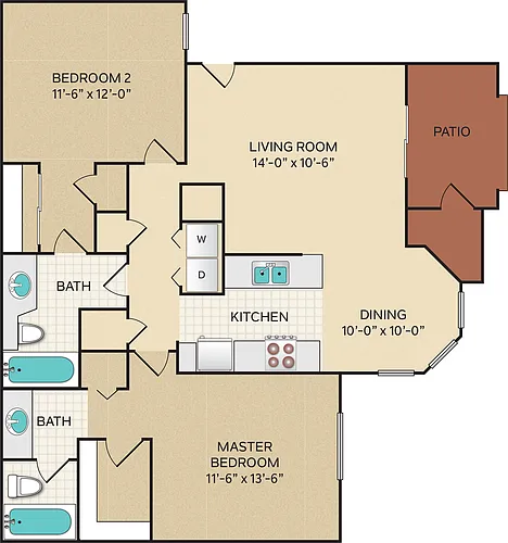 Floor plan Atwater