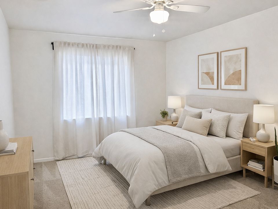 Virtually Staged Bedroom