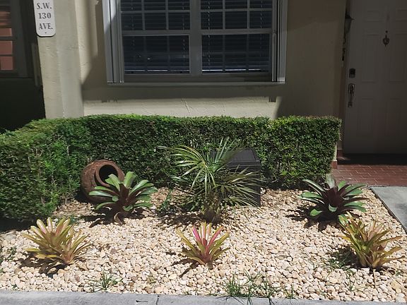Close-up of the Front Landscaping