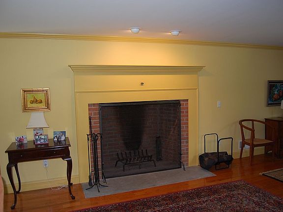 living room fireplace