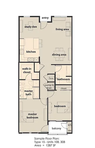 Floor plan Type 15