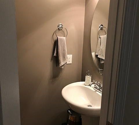 Main floor powder room