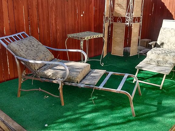 Added deck behind master