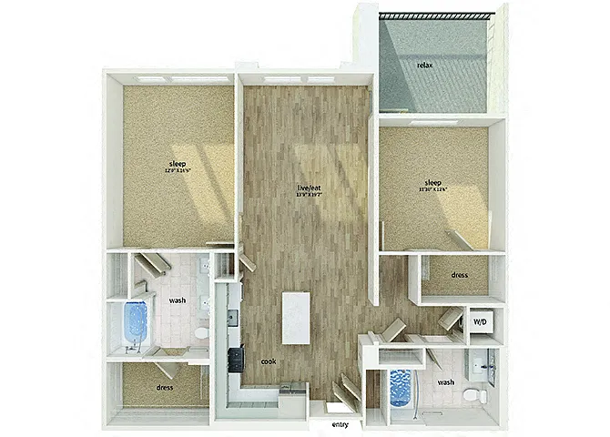 Floor plan B1 150
