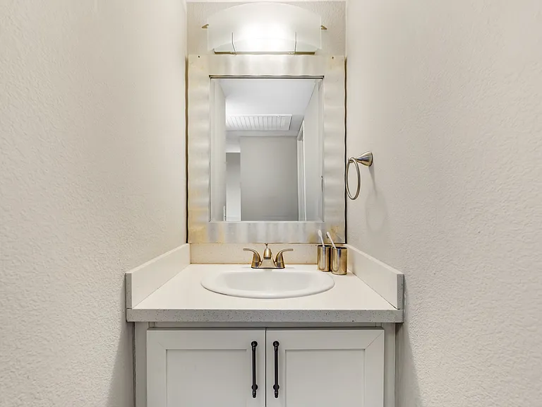 Some units include an additional updated vanity with extra storage below, offering convenient space to keep your essentials organized and within easy reach.