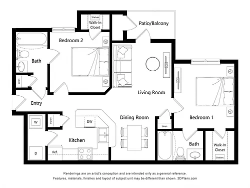 Floor plan The Magnolia