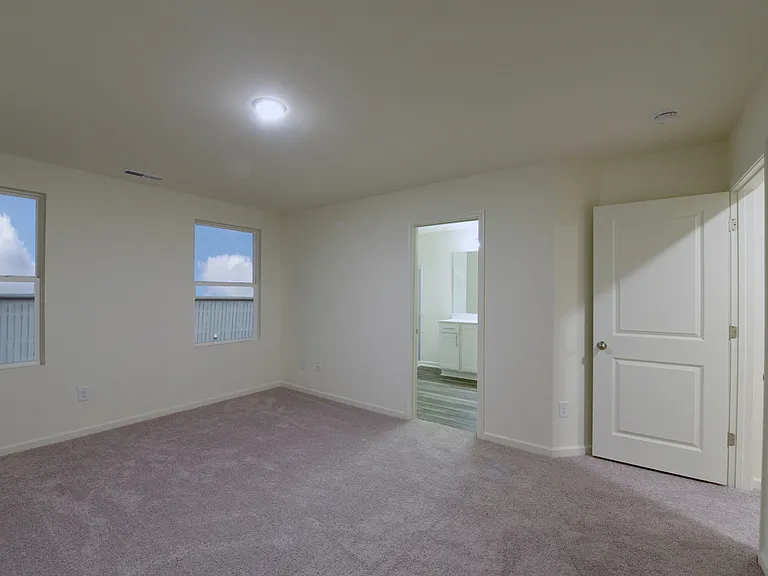 Ensuite with private bath, carpet replaced with LVP