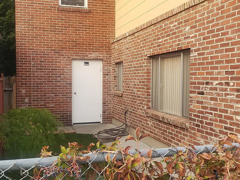 Backyard area