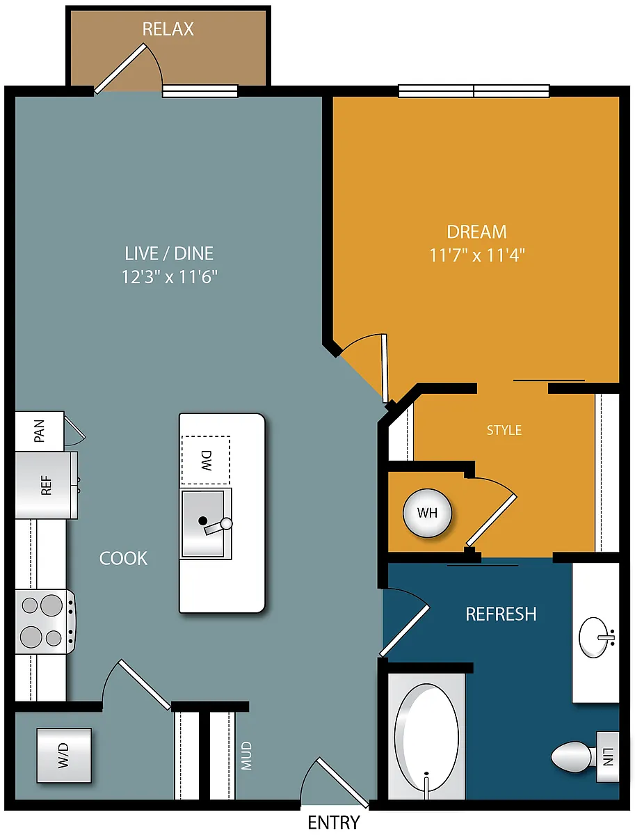 Floor plan A1c