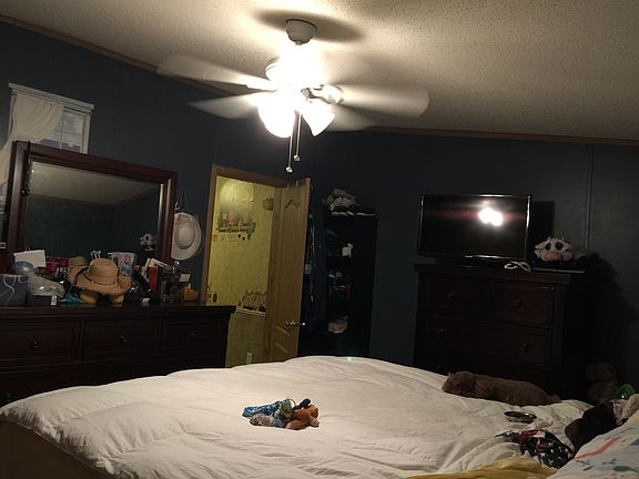 Master bedroom, has king bed