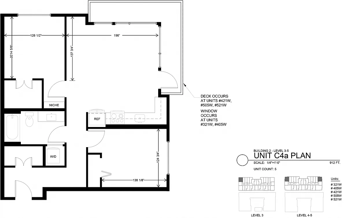 Floor plan 2 Bedroom 1 Bath
