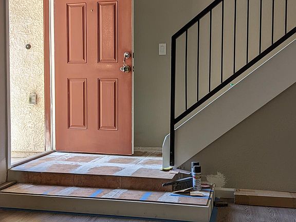 Front entrance (Has NEW security screen door installed)