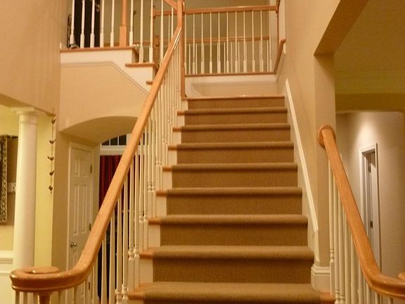 stairs at the entry way
