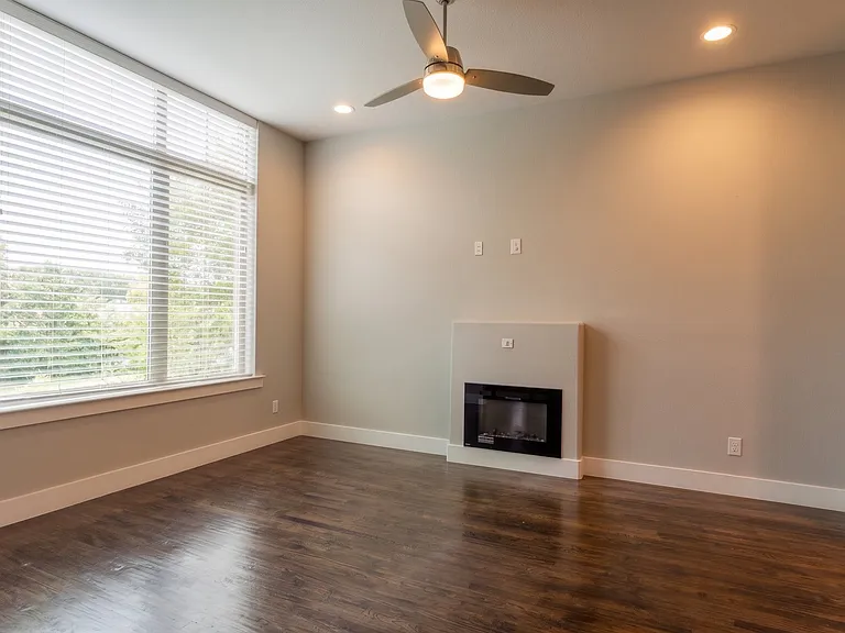 Living Room With Electric Fireplace
