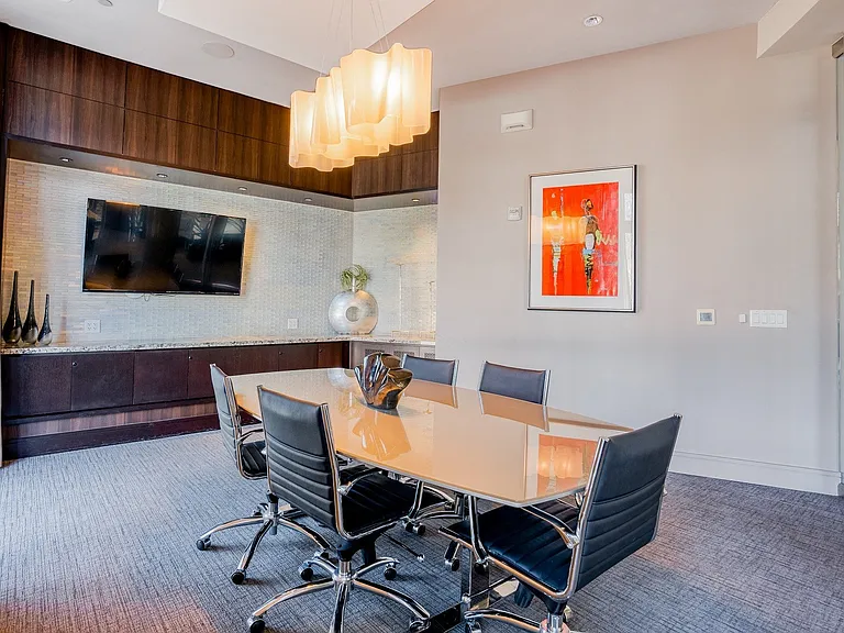 Private conference room available for an extended workspace