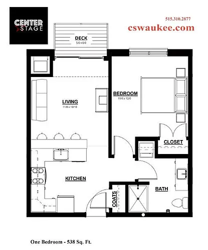 Floor plan The Solo Act