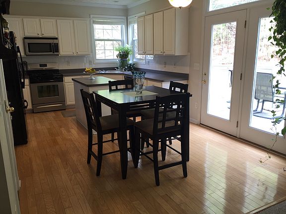 Hardwood in breakfast and kitchen