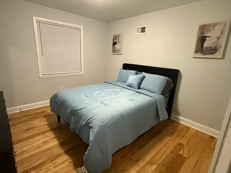 bedroom 1 queen bed
TV included with dressers and night stand (not pictured), closet