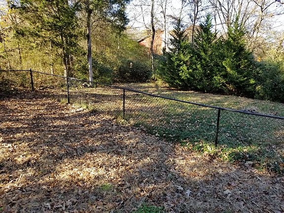 Fenced back yard