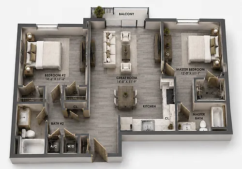 Floor plan B4