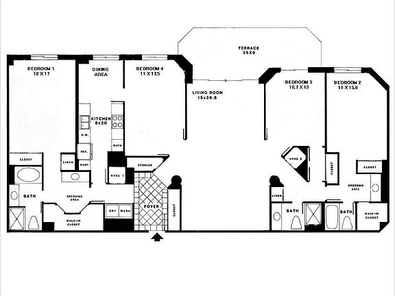 3rd image of 1600 N Oak St APT 1814