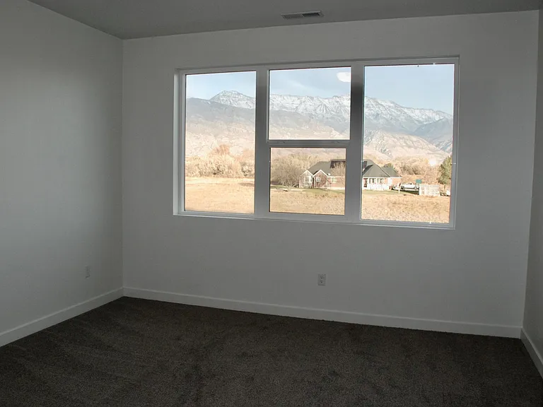 Master bedroom with an amazing view.
