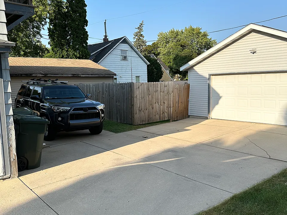 Designated parking space for upper unit. There is also street parking (permit required).