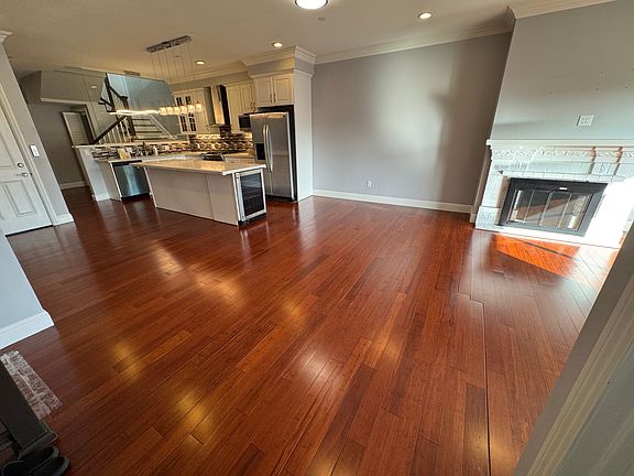 Living, Dining, Kitchen open floor plan