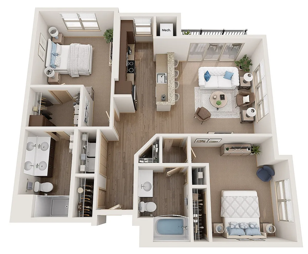 Floor plan D2