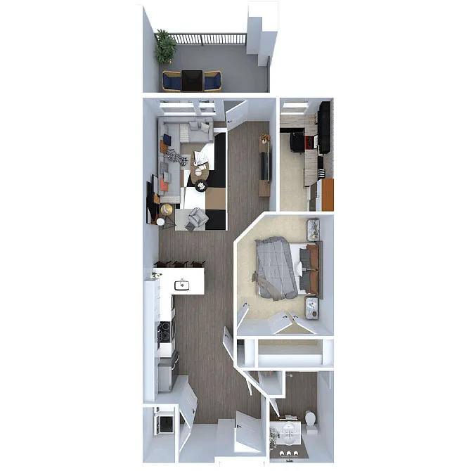Floor plan Lilac A2A