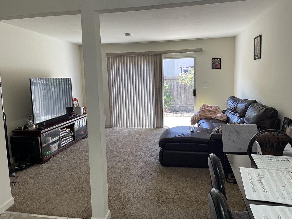 View to Family Room and backyard