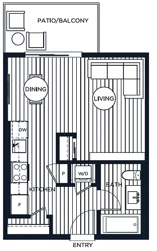 Floor plan B-401