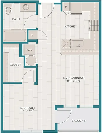 Floor plan Studio