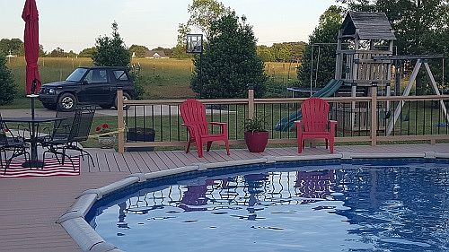 Beautiful above ground pool
