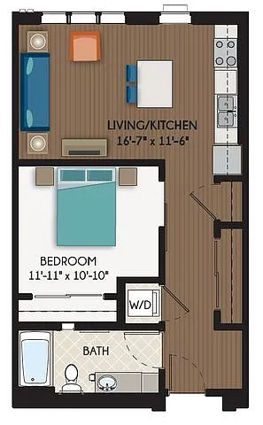 Floor plan The Uptown