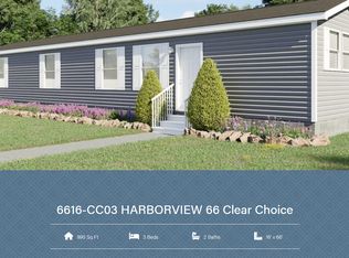 Clayton Harborview 66 (16x66) Plan, Timber Point Mobile Home Community, Ghent, KY 41045