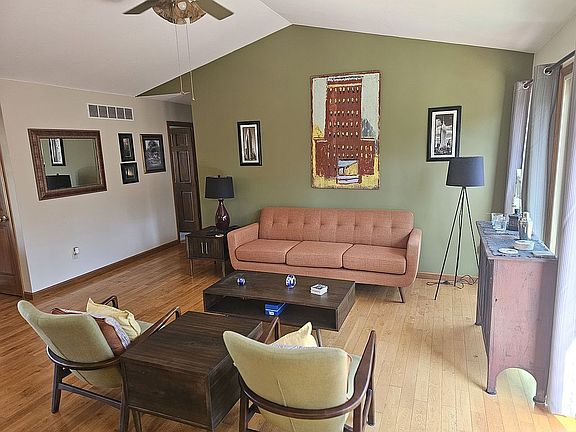 View from Kitchen, open area