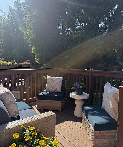 Back Deck, view from Kitchen door