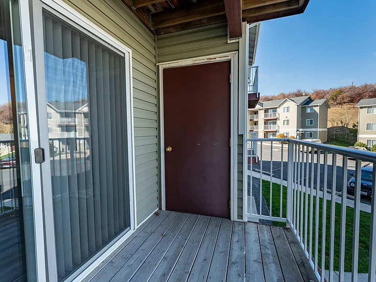 Private Balcony & Storage Closet - Lower Building